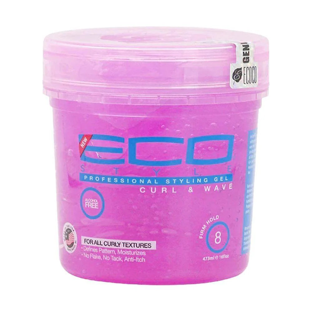 Eco Styler Pink Curl & Wave Firm Hold Styling Gel In Different Sizes